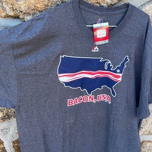 Bacon Country Baseball USA Reading Phillies T-Shirt 2XL